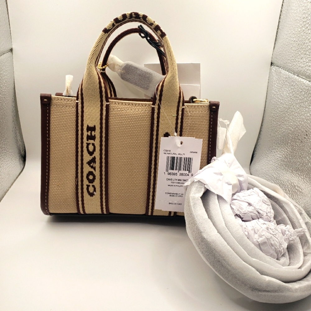 Nwt coach  Smith mini tote cs618